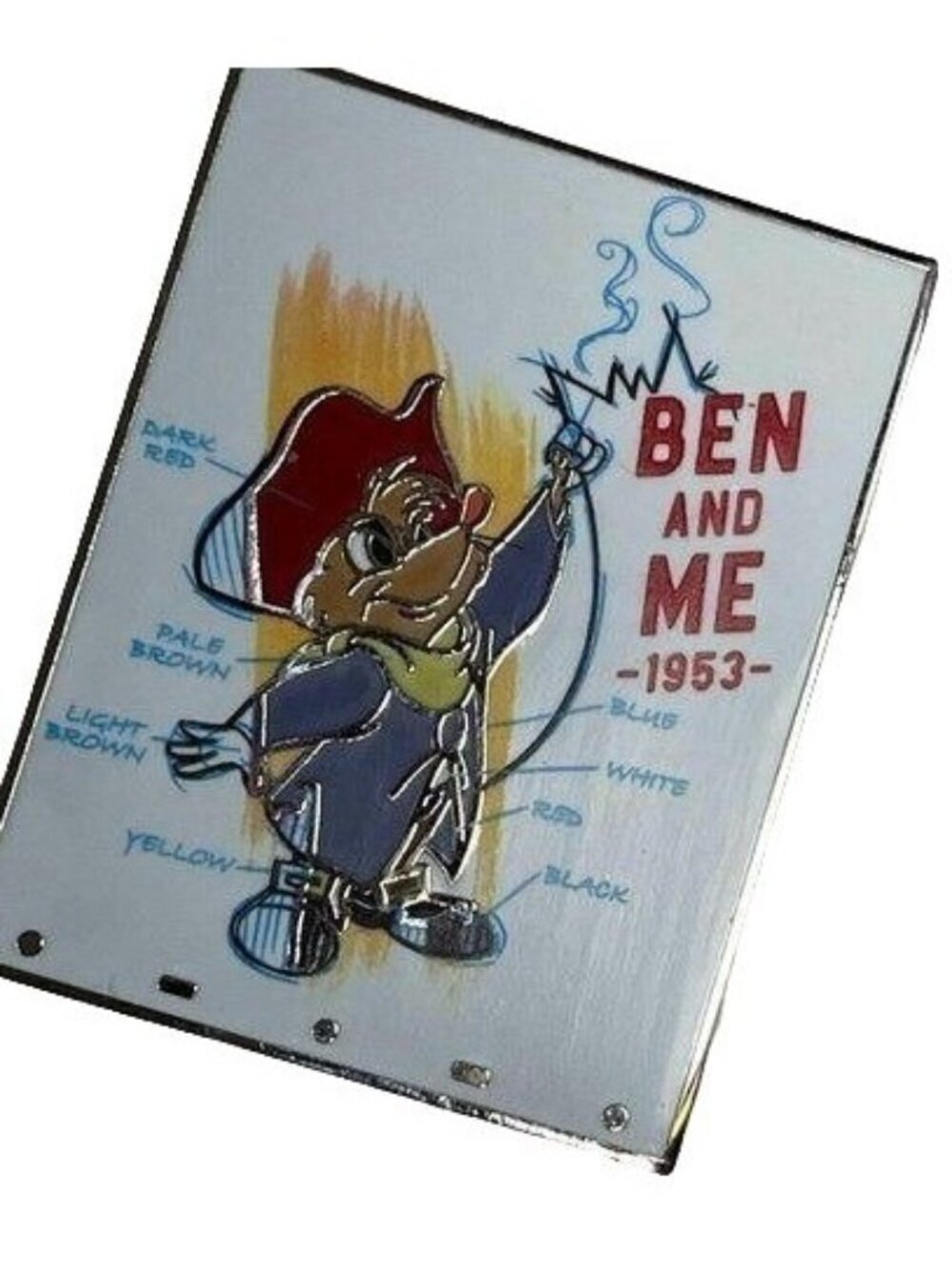 Disney Ben Mouse Trading Pin Ink Paint 1953 Lapel Pin Brooch Accessories Jewelry